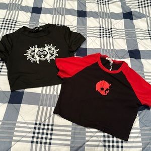 Crop top shirts